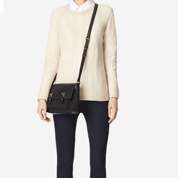 Cole Haan Bowdin Black Flap Crossbody - Picture 3 of 6